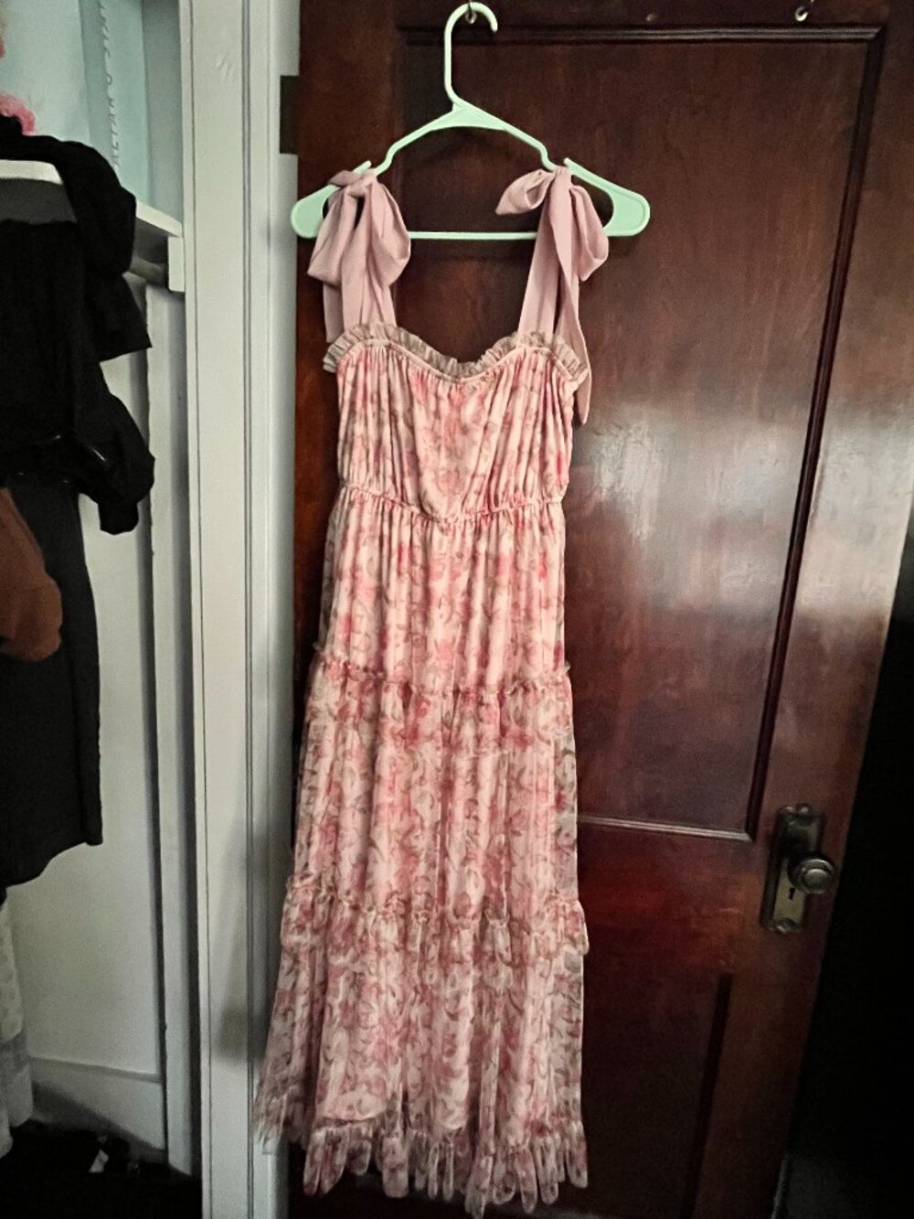 Ivy City Co. Piper Dress in Pink Floral, Size M
